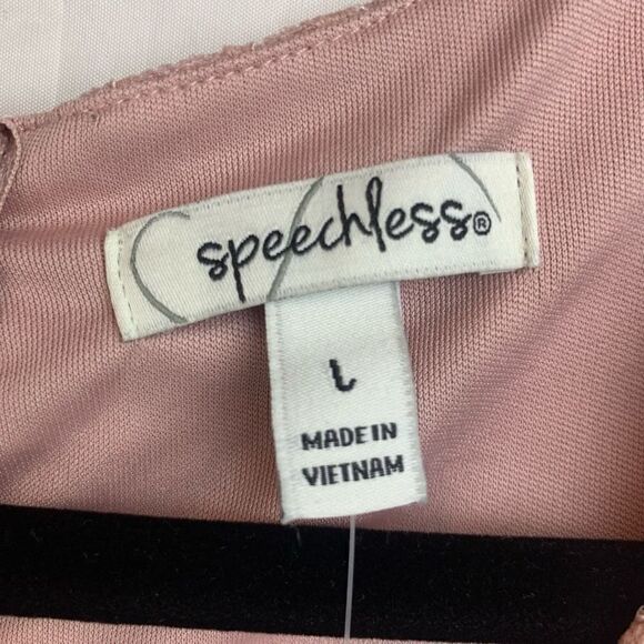 New Speechless Rose Lace A-line Dress Size Large - Picture 6 of 11